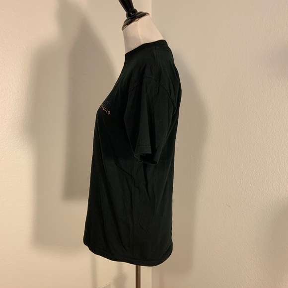 GUC Bellagio Black Cotton Tee Shirt - Size Medium - Picture 4 of 7